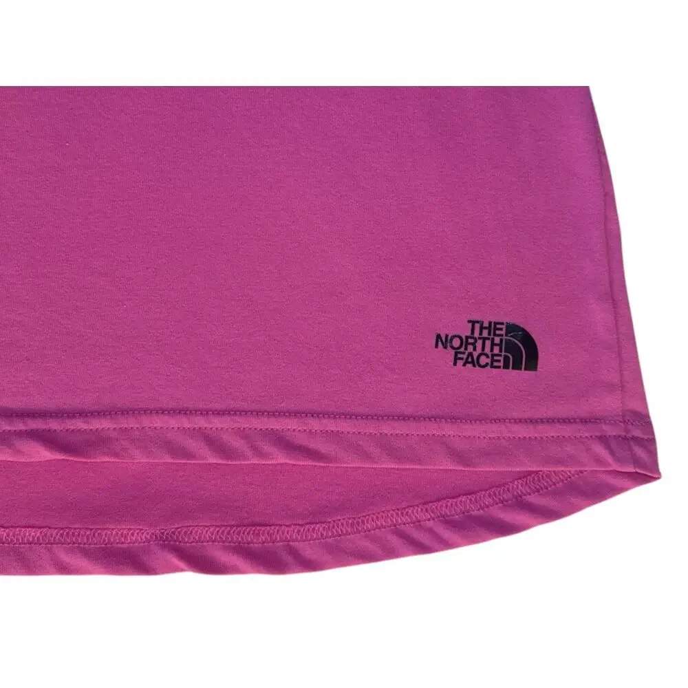 North Face Flash Dry Tank Top Lightweight Racerback Workout Pink Black Trim Med